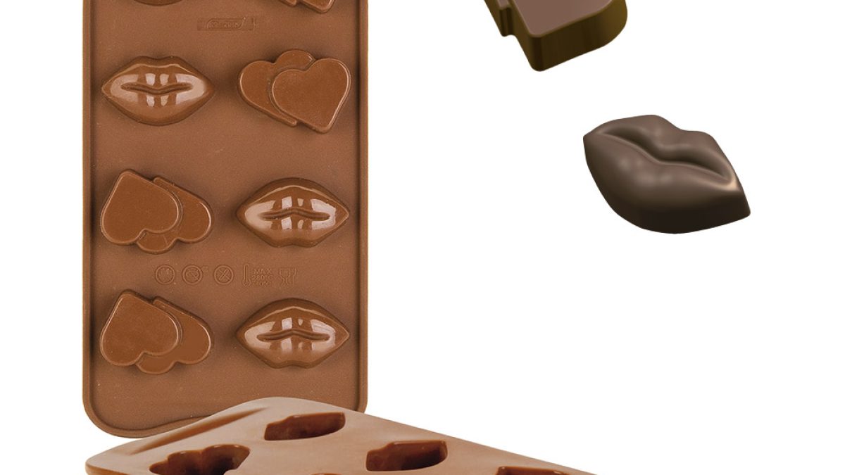 Molde silicona para chocolates Corazon - IBILI - 10,5 x 21 cm