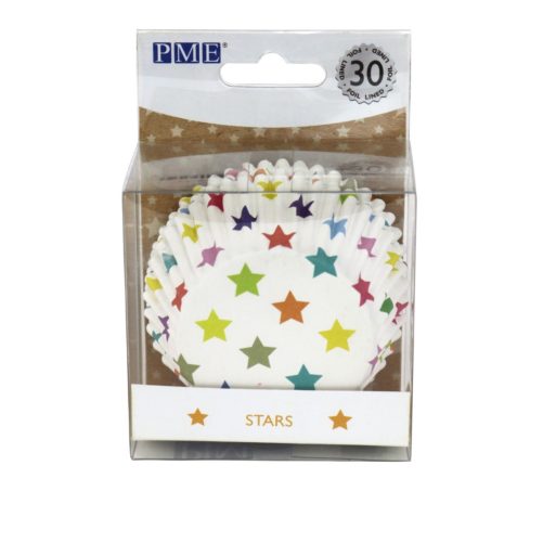 capsulas con dibujo de estrellas cubiertas de aluminio