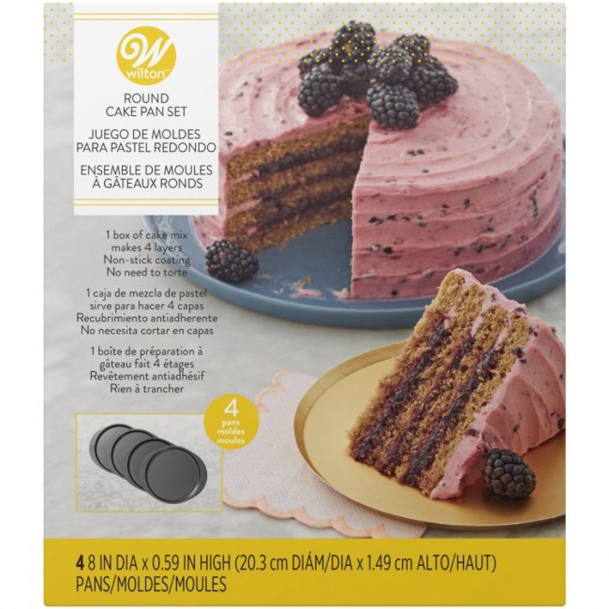 Molde Layer Cake 18cm Master-Dulces Utensilios, Ferretería JAMA
