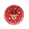 Cápsulas Papel Cupcake Metalizada Santa Rudolph 60u PME - Imagen 3