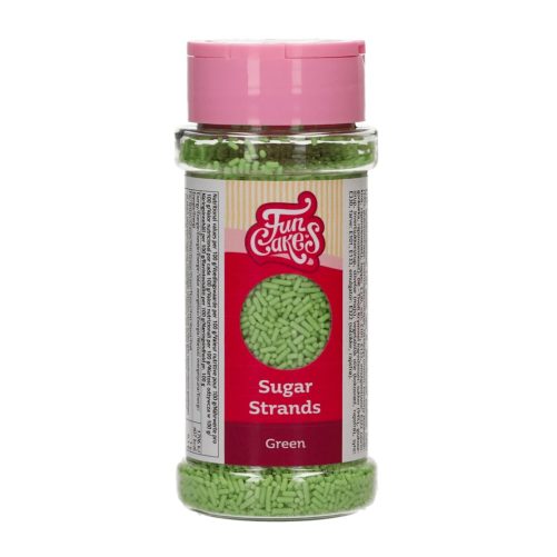 Fideos Azúcar Sprinkles Verde 80g Funcakes - Imagen 2