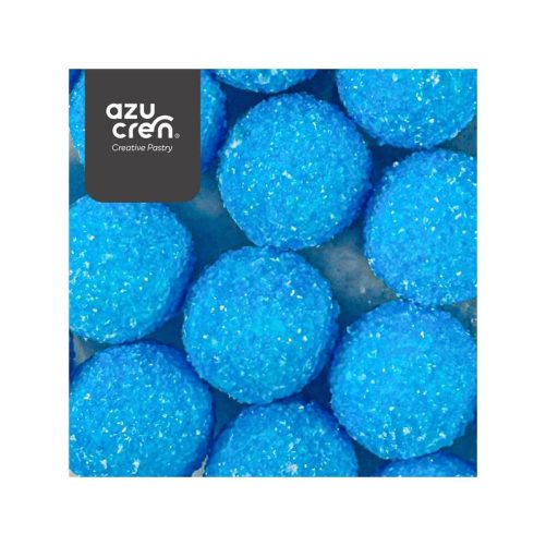 Bola Azúcar Azul Glitter 60g Azucren - Imagen 2