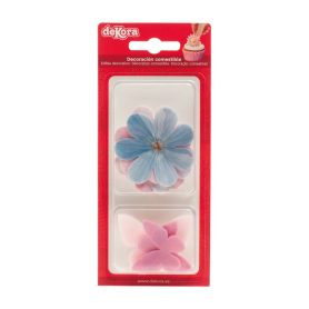 Obleas Mix Flores Mariposas Dekora